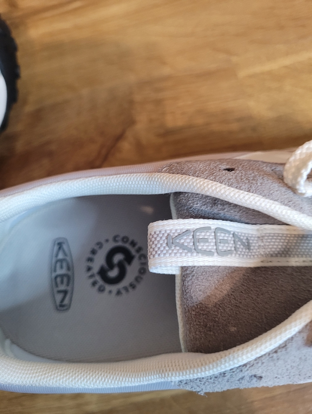 Keen KS86 Mens Size 10.5 Alloy/Star White Trail Retro Sneakers Shoes 1029801 - Picture 6 of 7